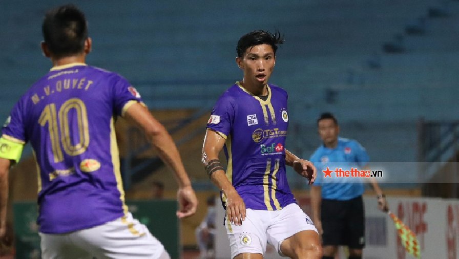 hà nội gặp bình định Đoàn Văn Hậu xuất sắc nhất trận Hà Nội gặp Bình Định, vòng 11 V.League 2022