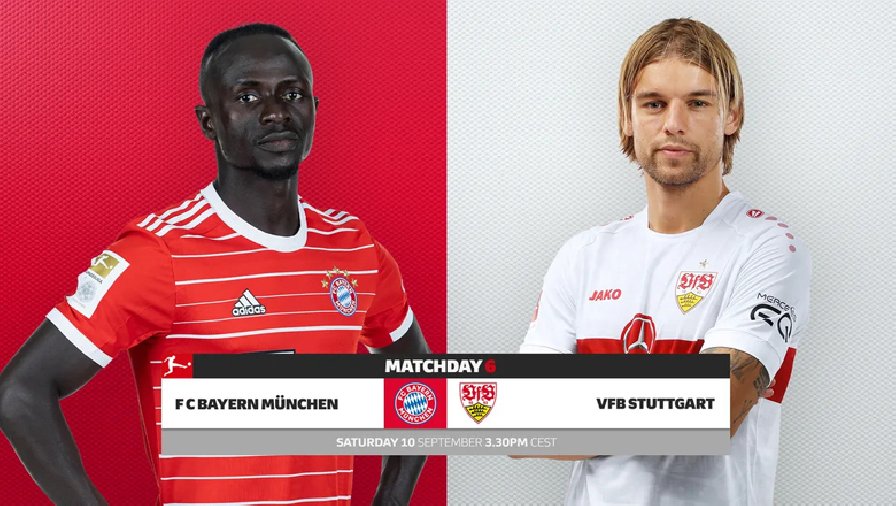 lịch thi đấu bayern munich Link xem trực tiếp bóng đá Bayern Munich vs Stuttgart, 20h30 ngày 10/9