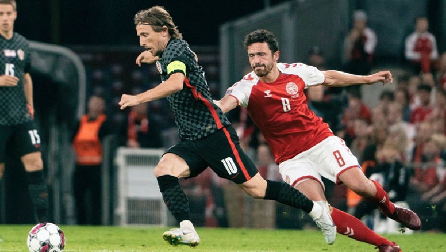 ket qua dan mach vs ch set Kết quả Đan Mạch vs Croatia: Khác biệt từ Luka Modric