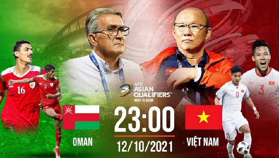 việt nam vs oman lượt về Trận Việt Nam vs Oman ai kèo trên, chấp mấy trái?