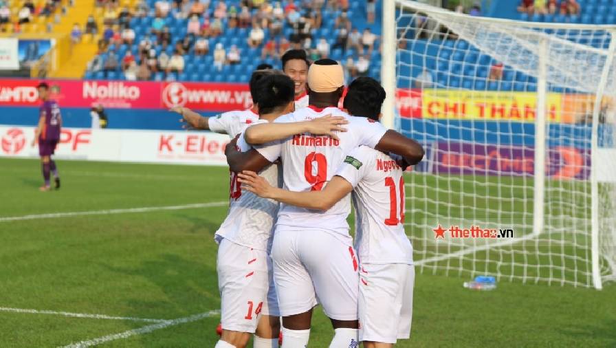 v league 2018 Hải Phòng ghi bàn thắng nhanh nhất V.League 2022