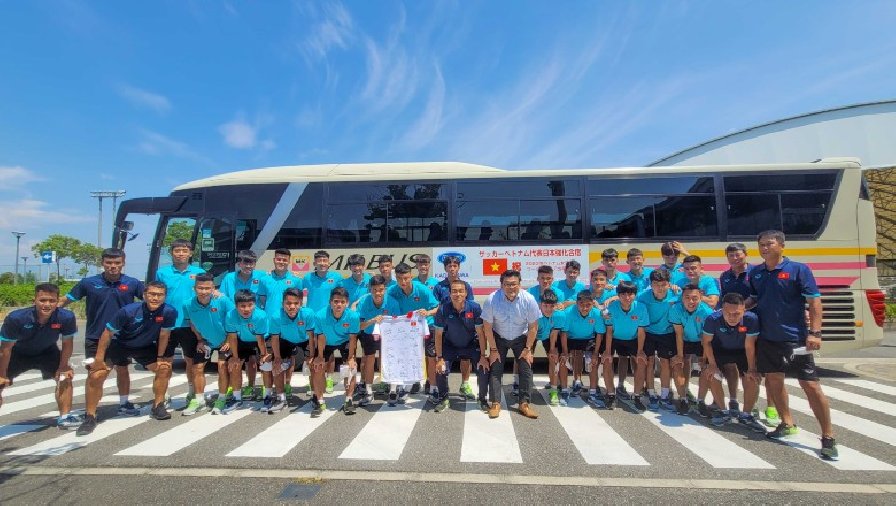 ĐT U20 Việt Nam được tập huấn tại trung tâm hàng đầu Nhật Bản