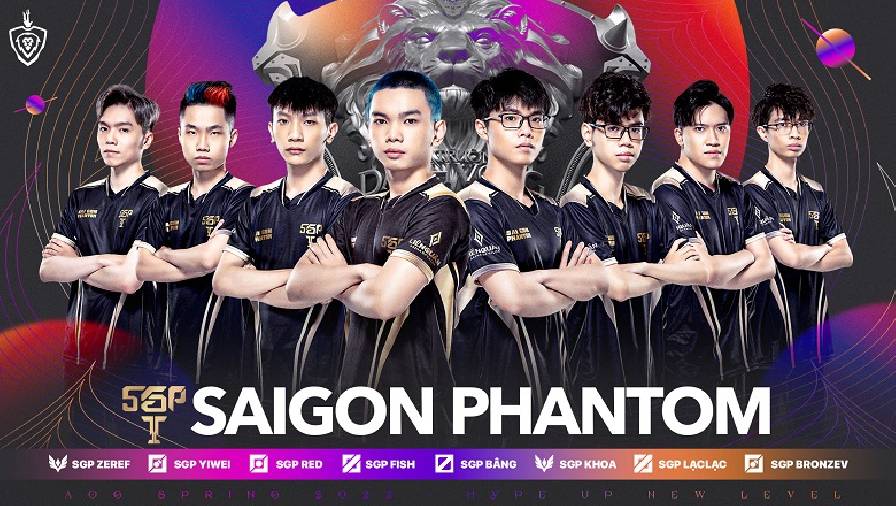 minh phát mobile Liên Quân Mobile: Saigon Phantom chốt đội hình tham dự ĐTDV mùa Xuân 2022