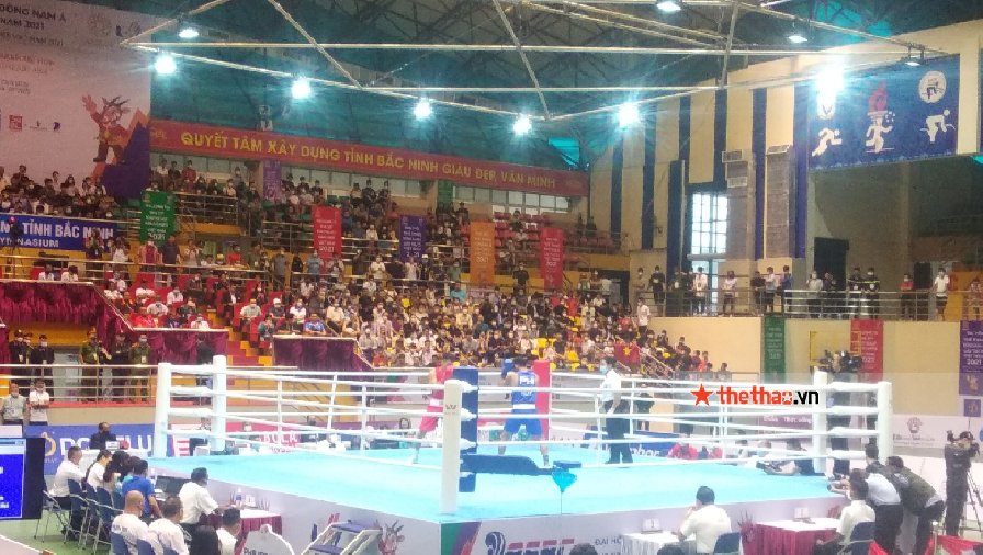 Boxing SEA Games 31: Vũ Thành Đạt, Bùi Phước Tùng sớm dừng bước