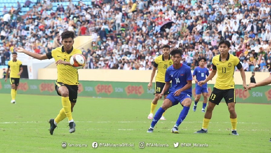 Kết quả U23 Malaysia vs U23 Campuchia: Rơi 2 điểm, ‘Hổ Mã Lai’ khó giữ ngôi đầu