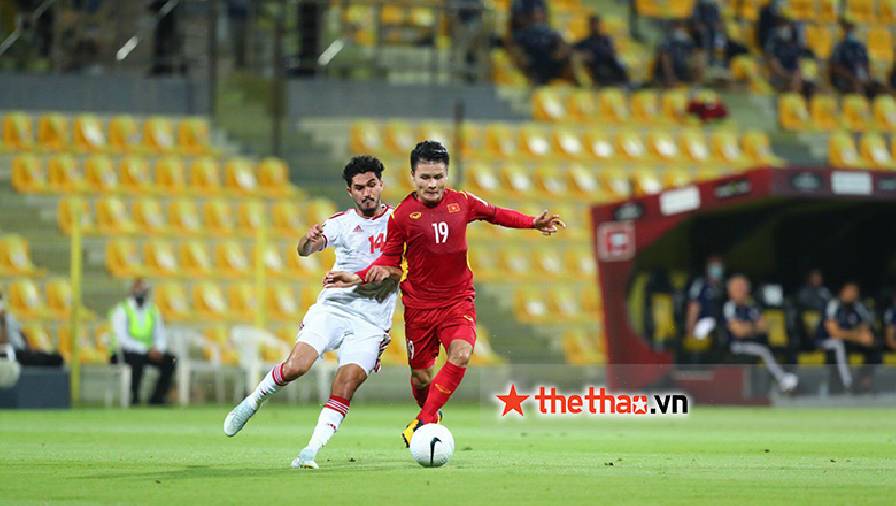 tỷ số viet nam uae Kết quả Việt Nam vs UAE 2-3: Việt Nam đi tiếp ở vòng loại World Cup