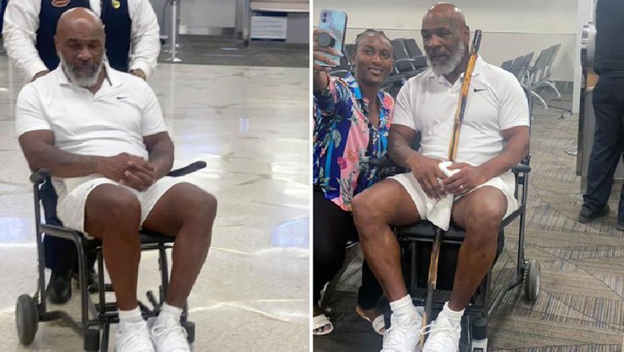 Mike Tyson phải ngồi xe lăn ở tuổi 56