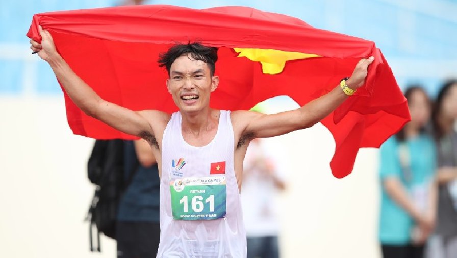Hoàng Nguyên Thanh giành HCV marathon lịch sử tại SEA Games 31