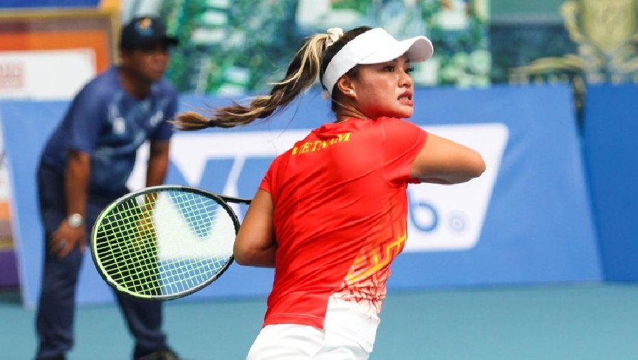 Quần vợt SEA Games 31: Chanelle Vân Nguyễn vào bán kết đơn nữ