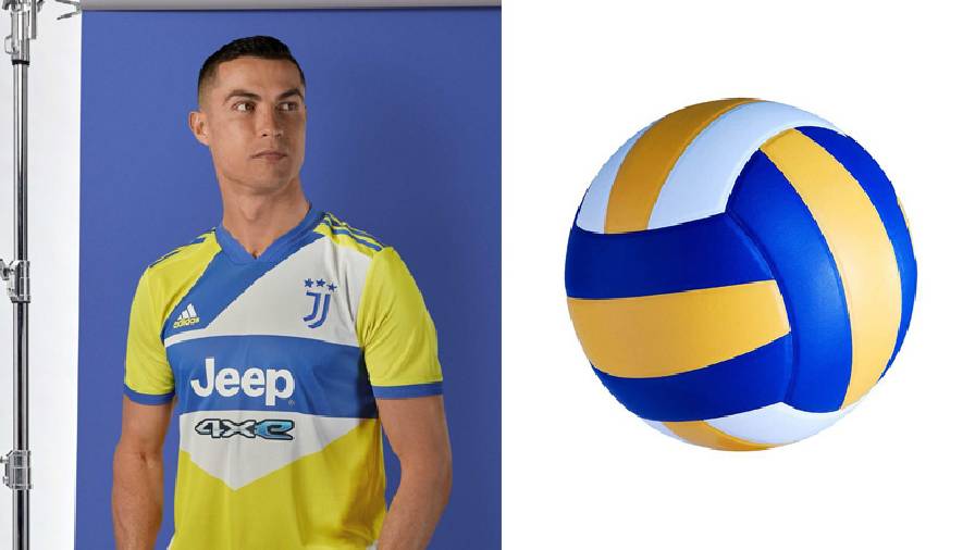 áo đấu juventus Juventus ra mắt áo đấu như quả bóng chuyền, Ronaldo làm mẫu cũng không cứu nổi