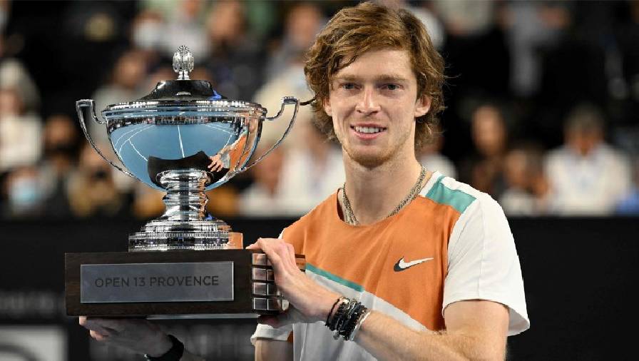 mua vợt tennis cũ ở hà nội Rublev giành cú đúp danh hiệu tại Marseille Open