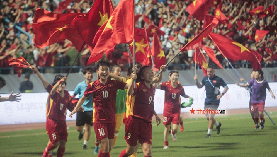 Kết quả bóng đá nữ SEA Games 31: Việt Nam đánh bại Thái Lan, lần thứ 7 giành HCV