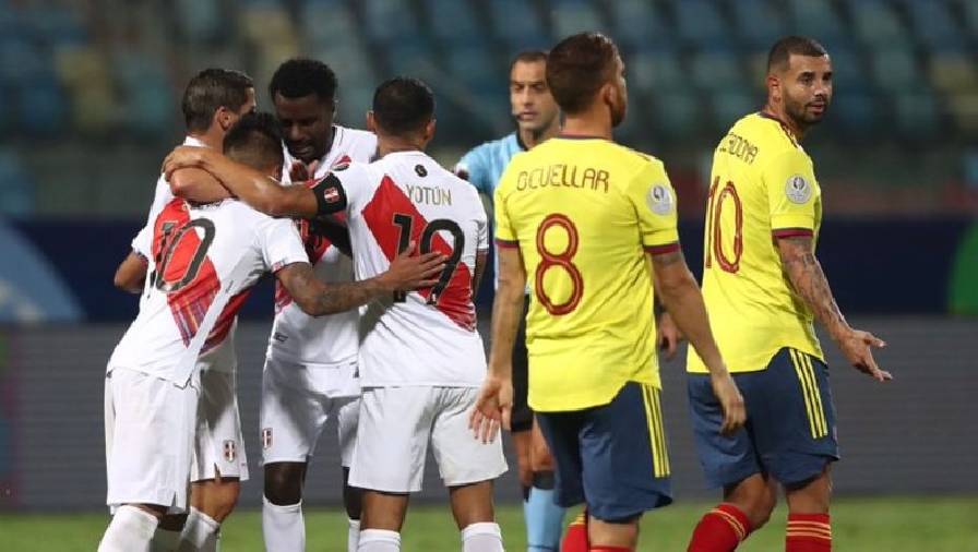 kết quả colombia vs peru Kết quả Colombia vs Peru 1-2: Rơi vào thế khó