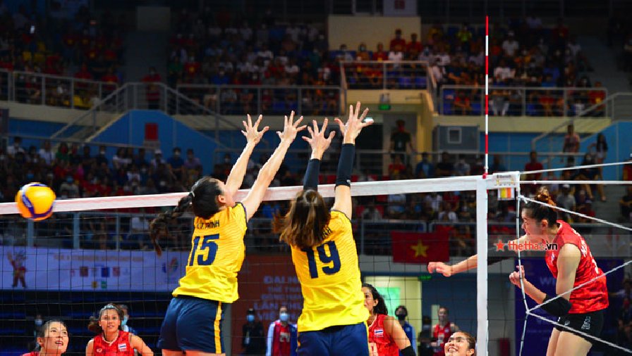 Tuyển bóng chuyền nữ Việt Nam thêm một lần lỡ hẹn HCV tại SEA Games 31