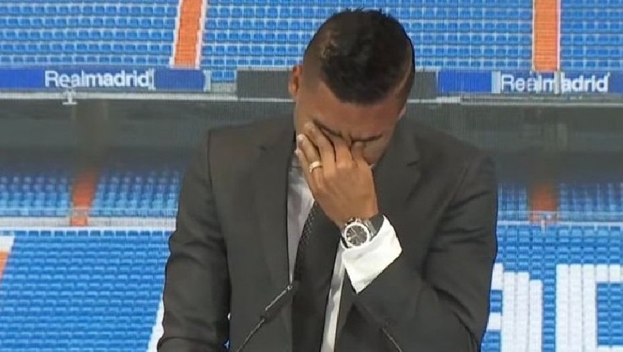 su menh nguoi anh Casemiro không kìm được nước mắt trong ngày chia tay Real Madrid