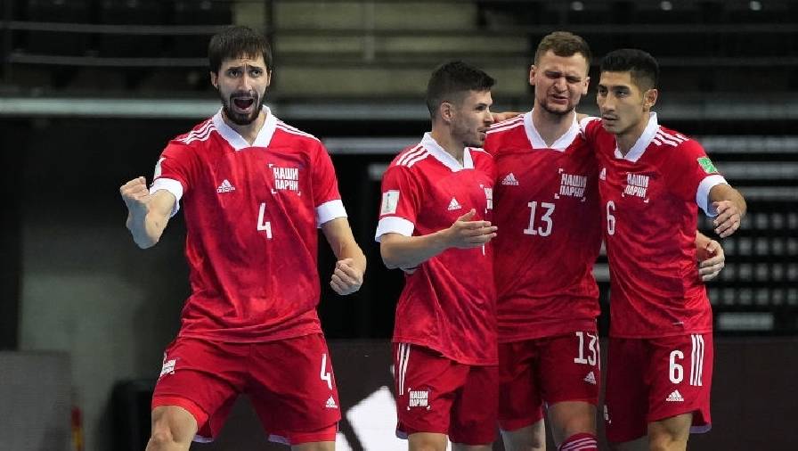 bảng xếp hạng futsal nga Futsal Nga đứng thứ mấy thế giới, Việt Nam có cơ hội thắng hay không?