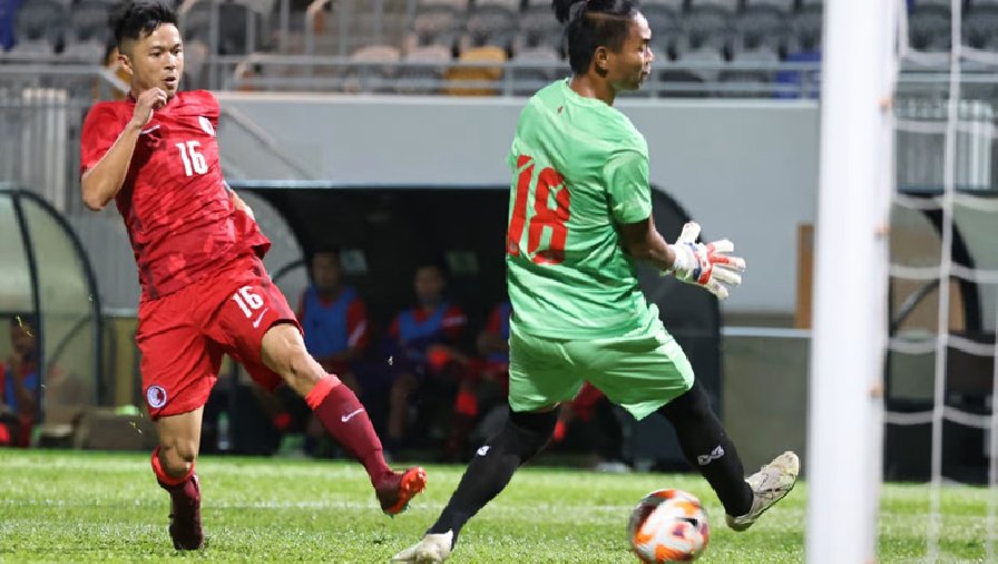 Đối thủ của Việt Nam ở AFF Cup 2022 thua trắng đội tuyển hạng 147 thế giới