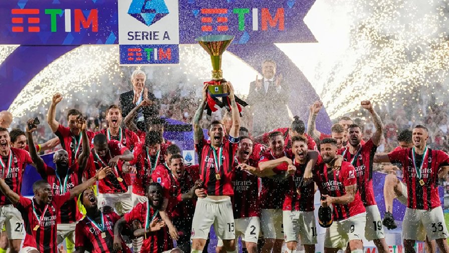 serie a 2021 22 Tổng kết Serie A mùa 2021/22: AC Milan cân bằng thành tích của Inter