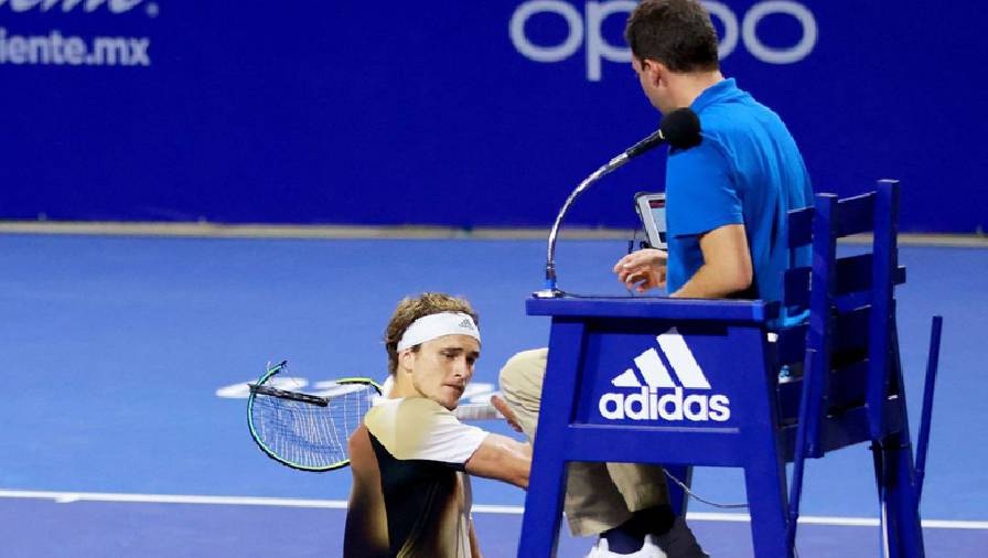 tay vợt alexander zverev Alexander Zverev nhận một chuỗi án phạt sau vụ tấn công trọng tài