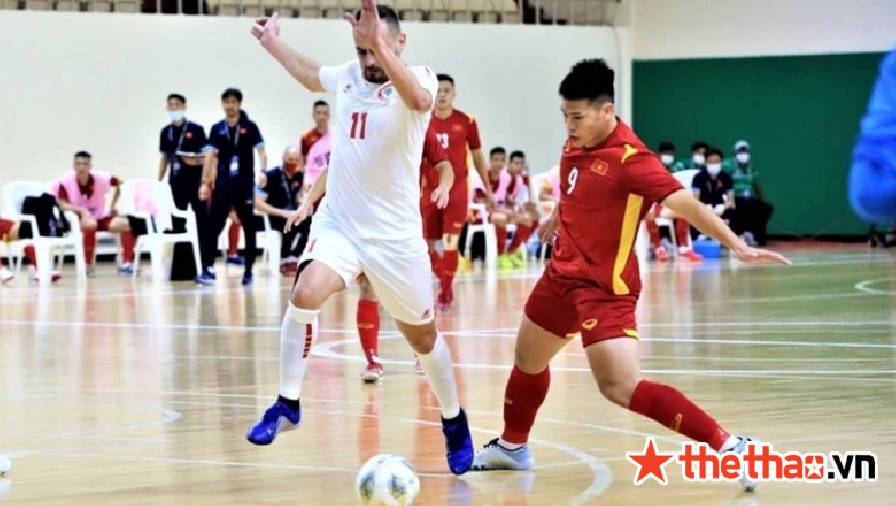 futsal việt nam vs lebanon kết quả Hòa nghẹt thở với Lebanon, Việt Nam lần 2 vào World Cup Futsal