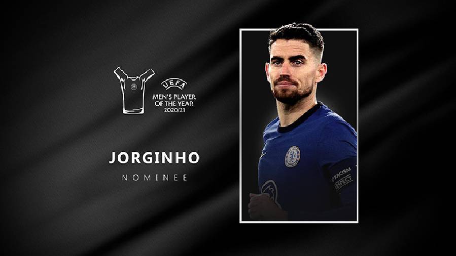 giải thưởng cá nhân euro 2021 UEFA lộ thông tin Jorginho đoạt giải thưởng Cầu thủ xuất sắc nhất châu Âu 2020/21?