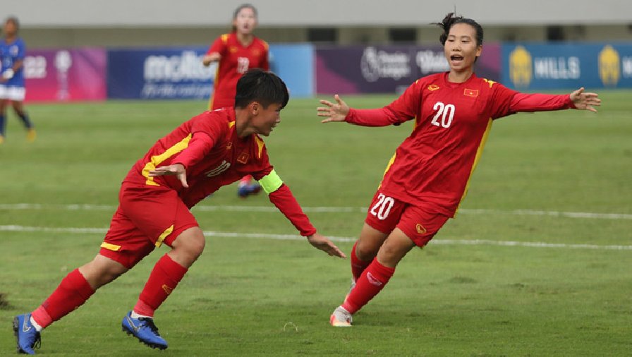 việt nam vs campuchia nữ Kết quả U18 nữ Việt Nam vs Campuchia: Bữa tiệc bàn thắng