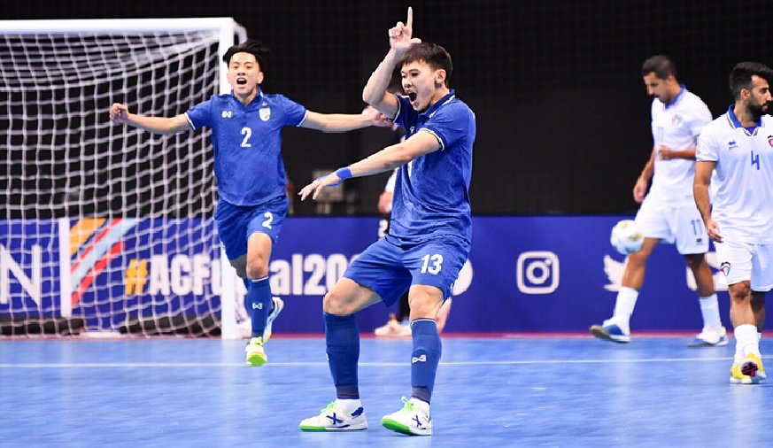 Thái Lan hòa kịch tính đối thủ kém 22 bậc tại giải Futsal châu Á
