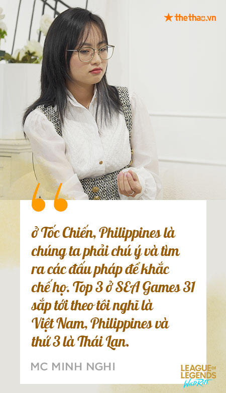 MC Minh Nghi: Ở SEA Games 31, Tốc Chiến Việt Nam là mạnh nhất vì đứng thứ 2 thế giới