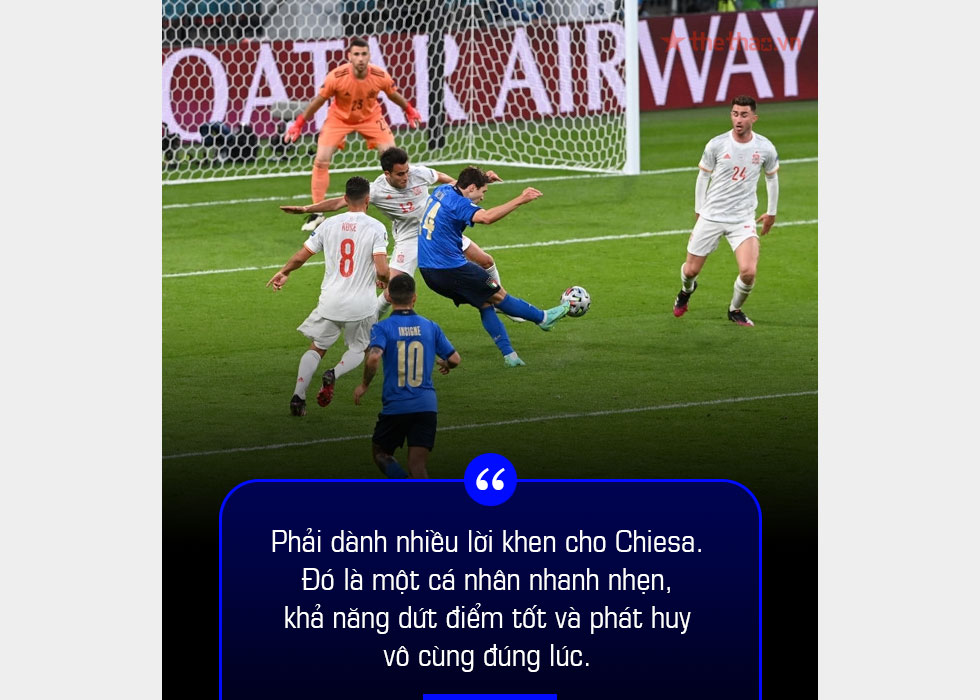 Góc nhìn HLV Phạm Minh Đức: Nếu không phải hàng thủ Italia, Tây Ban Nha phải ghi được không dưới 2 bàn