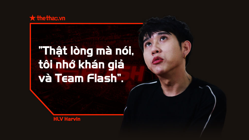 HLV Harvin: 'Tôi không hối tiếc khi rời Team Flash, nhưng nếu họ cần...'.