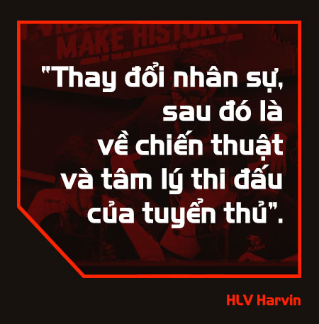 HLV Harvin: 'Tôi không hối tiếc khi rời Team Flash, nhưng nếu họ cần...'.